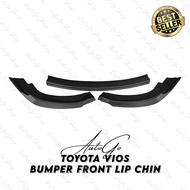 ♞Toyota Vios 2013-2020 Bumper Front Lip Chin Body Kit (Black)