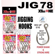 HX MATA XTRA ONE JIGGING HOOK JIG 78 HXHOOK