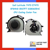 FOR Latitude 7470 E7470  0F84N0 0R37F7 KSB0605HC CPU Cooling Cooler Fan