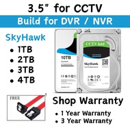 SKYHAWK Surveillance HDD Hard Disk 1TB/2TB/3TB/4TB HDD 3.5" CCTV HDD Internal Hard Drive