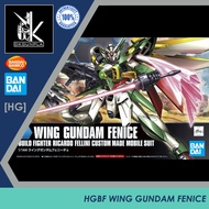 (Ready Stock) Bandai Namco [HG] Wing Gundam Fenice Model Kit (HGBF Ricardo Fellini Custom Made MS)
