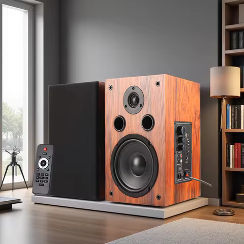 50-100W Active Loudspeaker 5.1 Bluetooth Speakers 6.5 Inch Sound Box 2-Way Audio System Bookshelf Sp