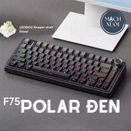 [HÀNG SẴN] Bàn phím cơ aula f75 3 mode led rgb gasket mount hotswap key cap pbt double shot full foa
