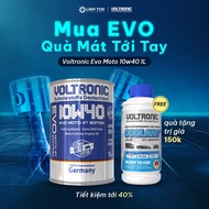 (Free cool water) Voltronic Evo Moto 10w40 1L oil with free Voltronic High Coolant - Performance Coo
