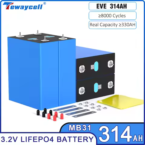 330Ah Lifepo4 Cells Rechargable Battery Pack 3.2V 314AH Brand New Grade A Akku Lithium Iron Phosphat