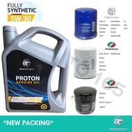 Proton 5w30 4L Fully Synthetic Engine Oil API SP ILSAC GF-6A 4L Minyak Hitam Enjin Kereta Car Proton
