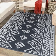 Reversible Mats - Plastic Straw Rug, Outdoor Rug, Modern Area Rugs, Large Floor Mat for Outdoors, RV