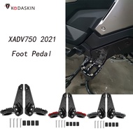 Kodaskin Motorcycle Accessories XADV750 Pedal Foldable Rear Foot Stool Passenger Suitable For Honda X-ADV 750 2021