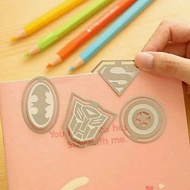 Marvel Dc Transformers SuperMan BatMan Captian America Creative SuperHero Metal Bookmark For Books P