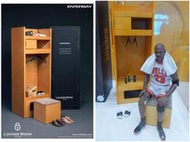 【神經】現貨特價 ENTERBAY OR-1003 NBA 1/6 球員專屬木製更衣室 12吋用 JORDAN KOBE