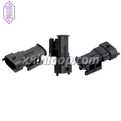 1928404227 3Pin Compact Clutch Male Connector PA66 GF30 Black Waterproof Automotive Sensor Harness P