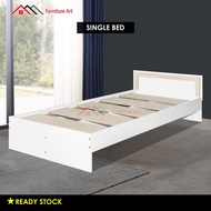 Furniture Art Single Bed Frame/ Katil Single/ Single Bed/ Katil Budak/Bed Frame Single /Katil murah / 床架 / Katil Bujang