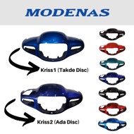 MODENAS Kriss1 Kriss2 Kriss110 Front Handle Upper Cover Kepala Depan Disc Brake Kriss 1 2 Red Blue P