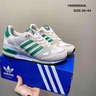 Kasut sukan Adidas Rey 5-warna ZX750 low-top uniseks, kasut larian, kasut kasual pasangan yang berna