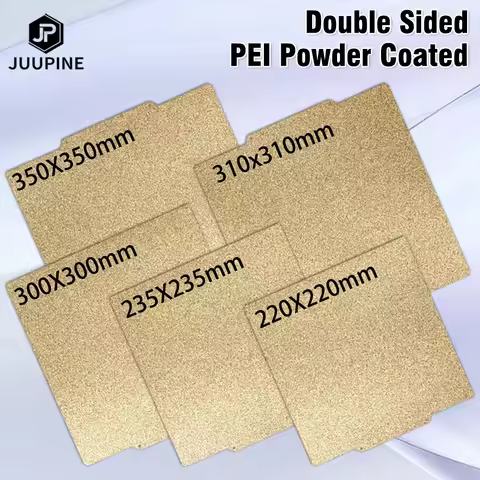 Pei Print Bed Pei Sticker Sheet Spring Steel Magnetic Pei Powder Sheet 235/220/180/310/350mm For Art