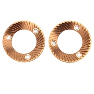 2PCS Pengisar Kopi Flat Burr 64mm Berlapis Titanium Serbaguna untuk DF64 DF64P DF64E DF64V untuk Cea