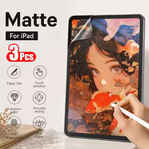 Like Paper Film Screen Protector For iPad A16 11th Air 11 M2 M3 M4 2026 4 5 Pro 12.9 13 M5 10th 10 9