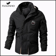FUGUINIAO Áo Khoác Thường Ngày Xuân Thu 2022 Cho Nam Quần Áo Chống Gió Kiểu Bomber Quân Đội Màu Xanh