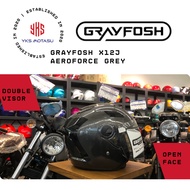 GRAYFOSH X12J AEROFORCE HELMET WITH VISOR