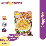 Crispy Satay Fish Satay Fish Crackers Satay Crispy Satay Satay Satay (280g l Large Bag) (Halal Satay