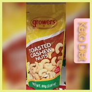 ▱ ┴ ⇩ Growers Toasted Cashew nuts
