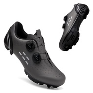 Mtb Cycling Shoes Road Cleats Shoes Biking Flat Shoes For Men Mountain Bike Shoes Clip Bike Bicycle Shoes Road Shoes Line Speed Road gray