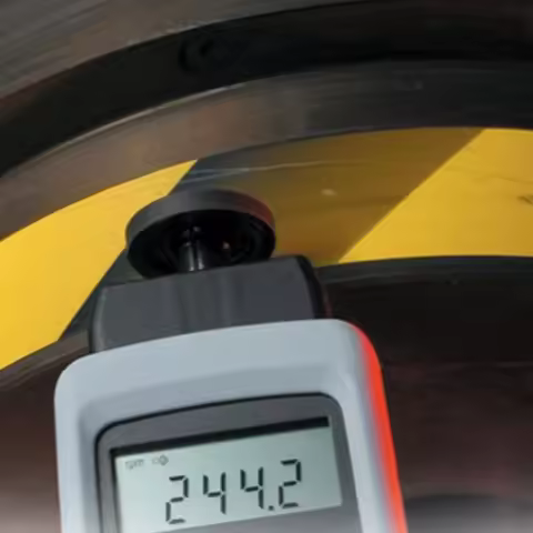 Testo 465 Tachometer Speed Revolution Speedometer Tester Rotation 0563 0465
