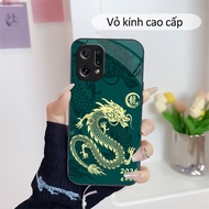 Dragon CNY OPPO F5,OPPO F7,OPPO F9,OPPO F11,OPPO F11 Pro Tempered Glass Case Premium Glass Case