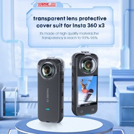 For Insta360 X3 Lens Guard Protective Cover Anti-scratch for Insta360 One X3 Sports Action Cameras Transparent Cover