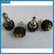 【2.9】 1/4 3/8 inch Quick Connect Male to M22 14 15 mm Female Pressure Washer Adapter