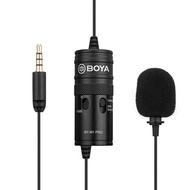 BOYA BY-M1 Pro Omni-Directional Lavalier Microphone Single Head Clip-on Condenser Mic