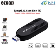 Ezcap331 HDMI Video Capture Broadcast Live Record via DSLR Camcorder or Action Cam, 1080p 120hz or 4