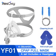 CPAP Mask CPAP Full Mask Sleep Apnea Mask Cleaning brush Anti indentation pad CPAP for Bipap Machine