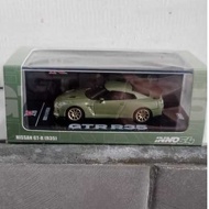 Diecast Inno64 Nissan Skyline GTR R35 Millennium Jade Seal