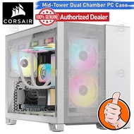 [CoolBlasterThai] CORSAIR 2500D AIRFLOW Mid-Tower Dual Chamber PC Case White ประกัน 2 ปี