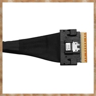 [ S Z] PCIE4.0x8 SFF8654 to SFF8654 Male to Male Data Cable Slimsas 8X SFF8654 X8  Cable for GPU Gra