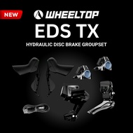 WHEELTOP EDS TX Wireless Carbon Electronic Groupset | Hydraulic Disc Brake | 3-14 Speed | Road & Gra