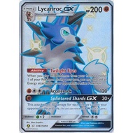 English Pokemon Lycanroc GX - SV67/SV94 - Shiny Ultra Rare Hidden Fates Singles