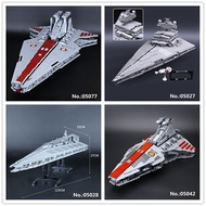 LEPIN 05027 Emperor Fighters 05028 Destroyer 05042 05077 The USC Republic Fighting Cruiser Building