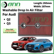 [BNN] Audi Q2 / Q3 Washable Drop In Filter (04E129620,)