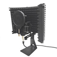 TECHCHIP-1 Piece Microphone Professional Shock Mount Holder with Filter Screen Plastic+Metal Univers