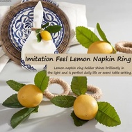 ZHAOX55OI 1/6/12PCS Plant Napkin Ring, for Wedding Birthday Party Party Supplies Fruit Meal Buckle, 
