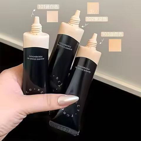 Foreverkey Upgraded Liquid Foundation Concealer Liquid Long-lasting and not easy to take off makeup 