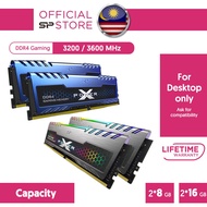 Silicon Power RGB Ram DDR4 8GB/16GB/32GB 2666/3200/3600Mhz U-DIMM Desktop PC XPOWER Gaming RAM Memory