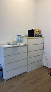 IKEA 白色 6 格抽屜櫃