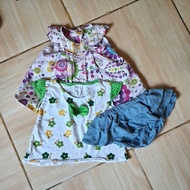 Preloved one set baby 6-9 months (3 pcs)