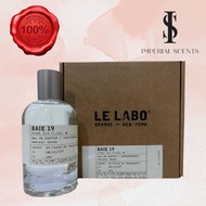 🌷Le Labo Baie 19 100ML Original EDP Perfume