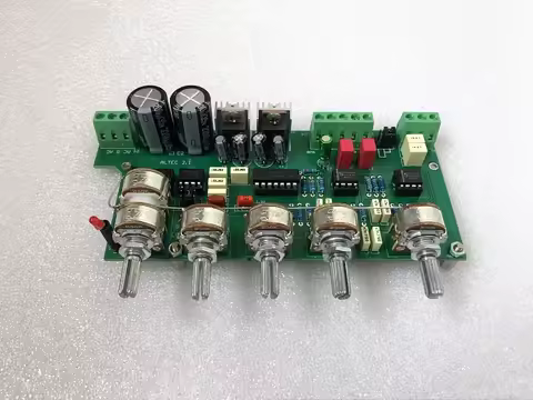 New GHXAMP 2.1 Subwoofer Preamplifier NE5532 Preamp Tone Control Board 3 channel TL072 Treble Bass a