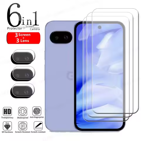 6in1 For Google Pixel 10A Glass Pixel 10A Screen Protector 9H HD Full Cover Glue Transparent Glass G