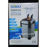 SF850F & +UV CANISTER EXTERNAL FILTER PUMP 9WATT 850L/H FOR FISH AQUARIUM TANK SOBO